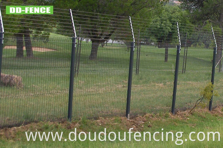 High Security Welded 358 Anti Climb Cut Metal Fence for Villa Industry Airport Commercial Area